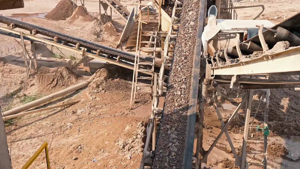 Construction waste sorting line